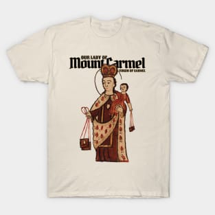 Ancient Art Our Lady of Mount Carmel T-Shirt